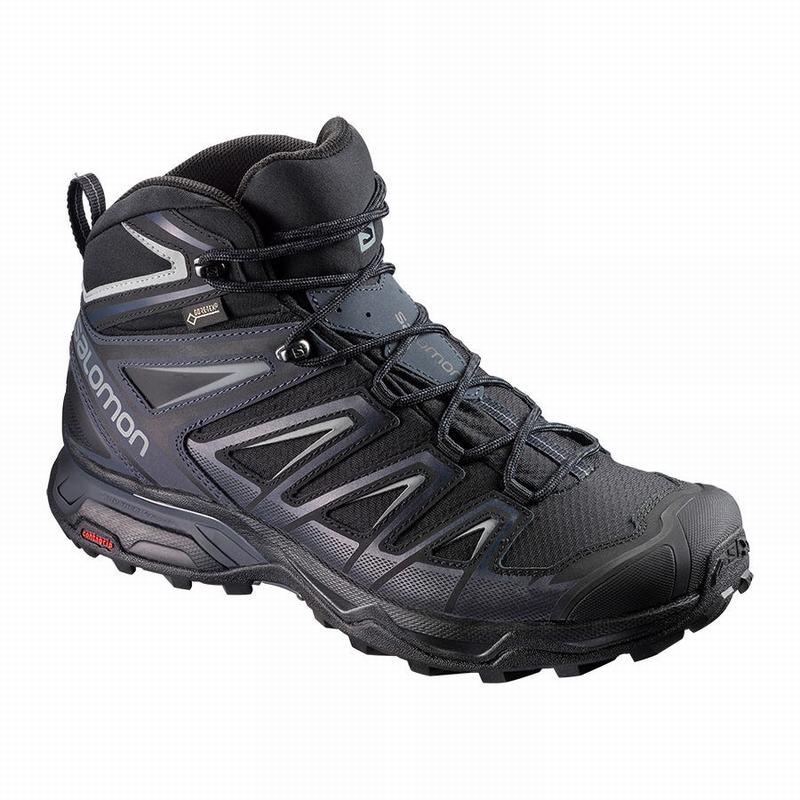 Salomon Israel X ULTRA 3 MID GORE-TEX - Mens Hiking Boots - Black (UXCD-61935)